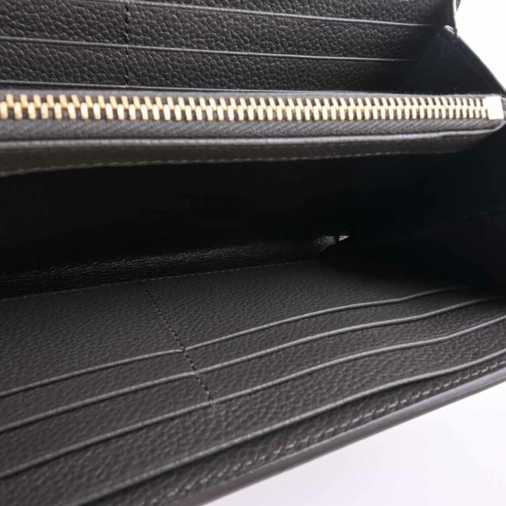 SAINT LAURENT Saint Laurent leather folio long wallet gray ladies - Picture 5 of 10